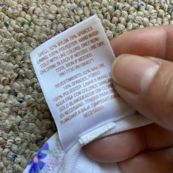 NWOT Women's XL/16 Ruffle Shoulder Plunge One Piece Swimsuit - Shade & Shore - Picture 5 of 8